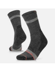 Calcetin Lorpen Gris/turquesa MHMCW MERINO HIKE MIDWEIGHT CREW W