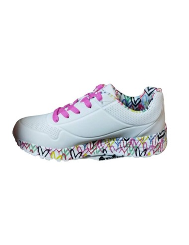 Zapatilla de Moda para NIÑA SKECHERS UNO LITE - LOVEY LUV