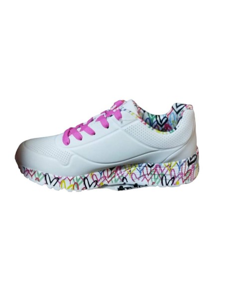 Zapatilla de Moda para NIÑA SKECHERS UNO LITE - LOVEY LUV