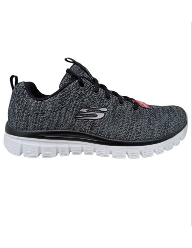 Zapatilla de Moda para MUJER SKECHERS GRACEFUL TWISTED FORTUNE  BKW