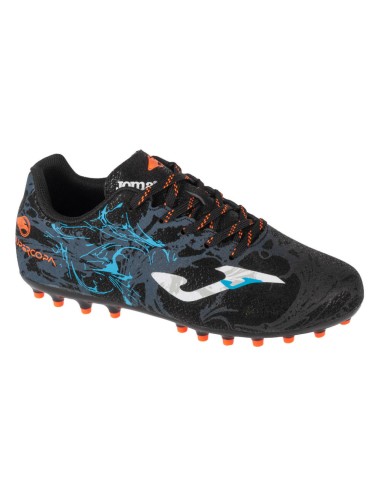 Botas de Futbol para NIÑO JOMA BOTAS SUPERCOPA JR 2431 AG NEGRO/GRIS/AZUL