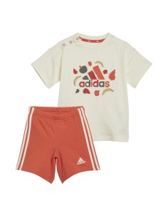 ADIDASI FRUIT T SET IVORY/BRIRED
