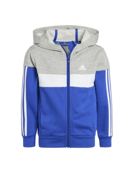 Chandal ADIDAS-LK 3S TIB FL TS-IJ5373-GRIS-UNISEX JUNIOR