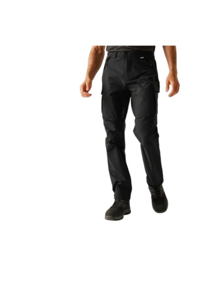Pantalon tracking negro Regatta black hombre RMJ290R-800