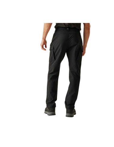 Pantalon tracking negro Regatta black hombre RMJ290R-800