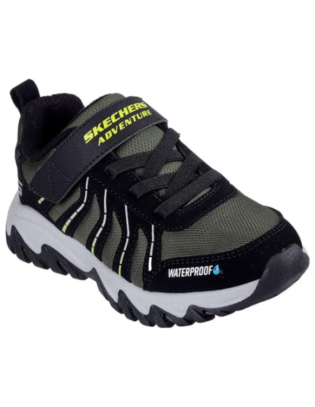 Zapatilla para Trail Running para UNISEX JUNIOR SKECHERS RUGGED RANG BKGR
