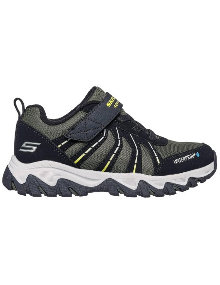 Zapatilla para Trail Running para UNISEX JUNIOR SKECHERS RUGGED RANG BKGR