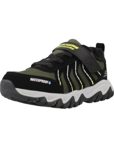 Zapatilla para Trail Running para UNISEX JUNIOR SKECHERS RUGGED RANG BKGR