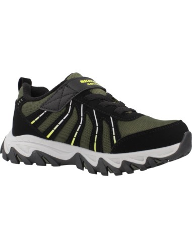 Zapatilla para Trail Running para UNISEX JUNIOR SKECHERS RUGGED RANG BKGR