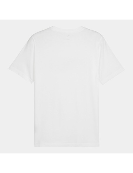 PUMA CAMISETA ESS LOGO LAB TEE, PUMA WHITE