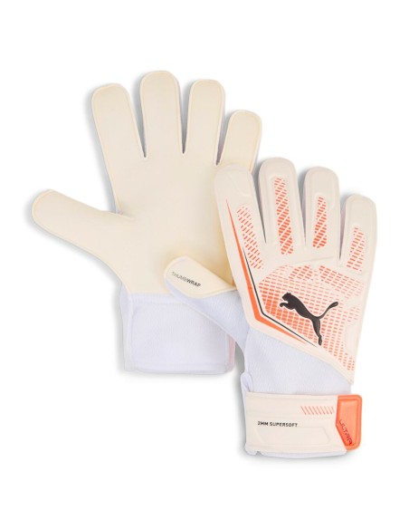 Guantes portero blanco puma ultra play blanco