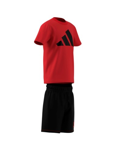 Conjunto Rojo ADIDAS J BL T-SET PURRUB/BLACK NIÑO