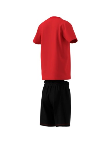 Conjunto Rojo ADIDAS J BL T-SET PURRUB/BLACK NIÑO