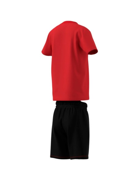 Conjunto Rojo ADIDAS J BL T-SET PURRUB/BLACK NIÑO