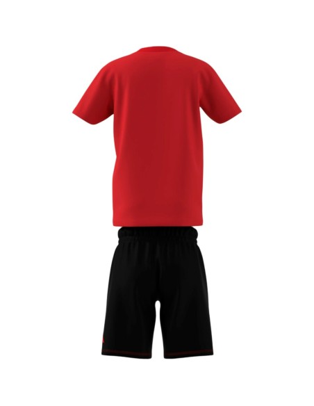 Conjunto Rojo ADIDAS J BL T-SET PURRUB/BLACK NIÑO