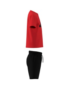Conjunto Rojo ADIDAS LK BL T-SET 160 PURRUB/BLACK NIÑO