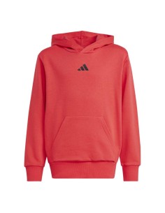 Sudadera Adidas-J SL FL HD 225-JE1369  ROJO -UNISEX JUNIOR