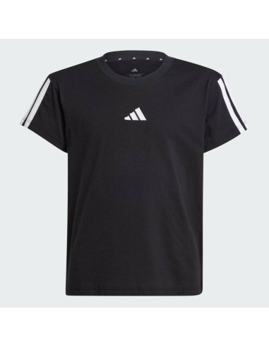Camiseta manga corta Adidas-JG 3S TEE 160-JJ0946 NEGRO-NIÑA