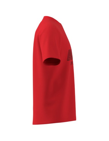 Camiseta roja Adidas roja hombre
