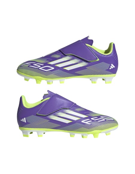 Botas de Futbol para NIÑO ADIDAS F50 CLUB VEL FG/MG J
