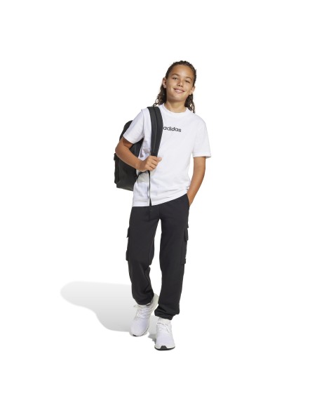 Pantalón de chándal Adidas-J SL FT C PT-JC9762 NEGRO-UNISEX JUNIOR