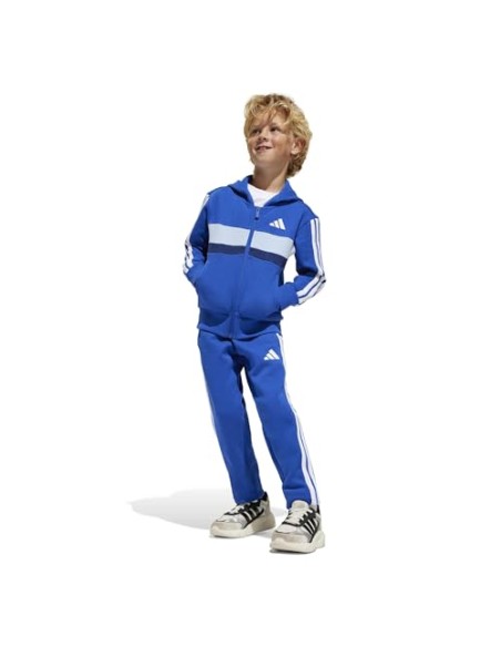 Chandal Adidas-LK 3S TIB FL TS-JC7488 AZUL-UNISEX JUNIOR