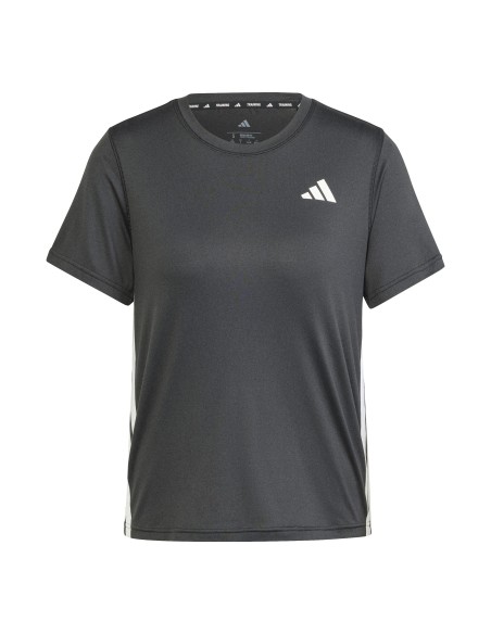Camiseta manga corta Adidas-WE 3S CREW TEE-JH1392 NEGRO-MUJER