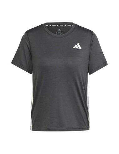 Camiseta manga corta Adidas-WE 3S CREW TEE-JH1392 NEGRO-MUJER