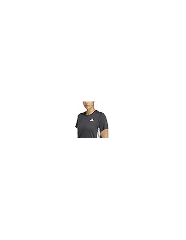 Camiseta manga corta Adidas-WE 3S CREW TEE-JH1392 NEGRO-MUJER