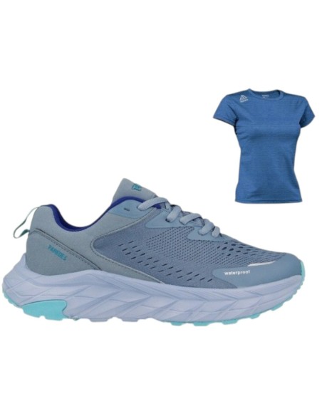 Zapatilla para Trail Running para MUJER PAREDES DEP. SRA, CARLET CMS JASPE blue LD25539-AZM