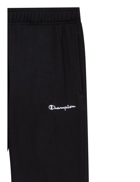 Pantalon de chandal Champion Straight Hem Pants-221803-KK001-NEGRO SATINADO-HOMBRE