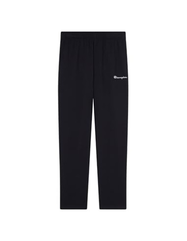 Pantalon de chandal Champion Straight Hem Pants-221803-KK001-NEGRO SATINADO-HOMBRE