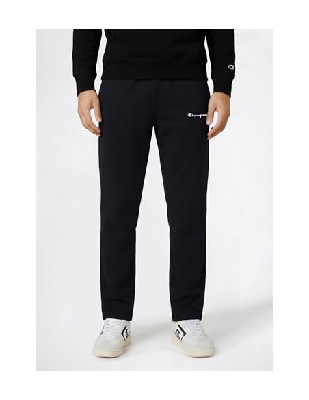 Pantalon de chandal Champion Straight Hem Pants-221803-KK001-NEGRO SATINADO-HOMBRE
