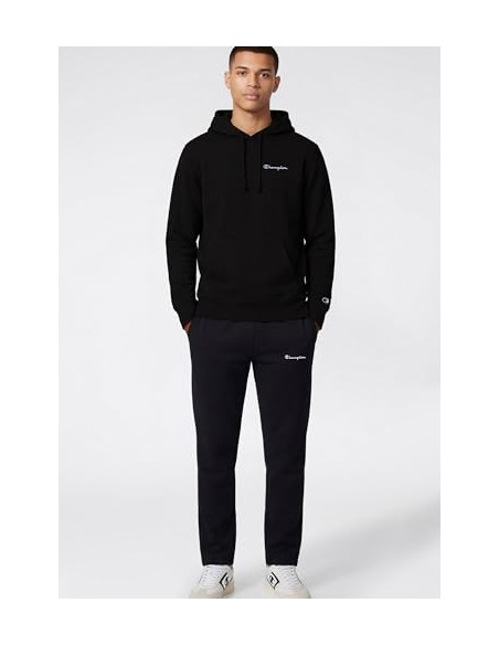 Pantalon de chandal Champion Straight Hem Pants-221803-KK001-NEGRO SATINADO-HOMBRE