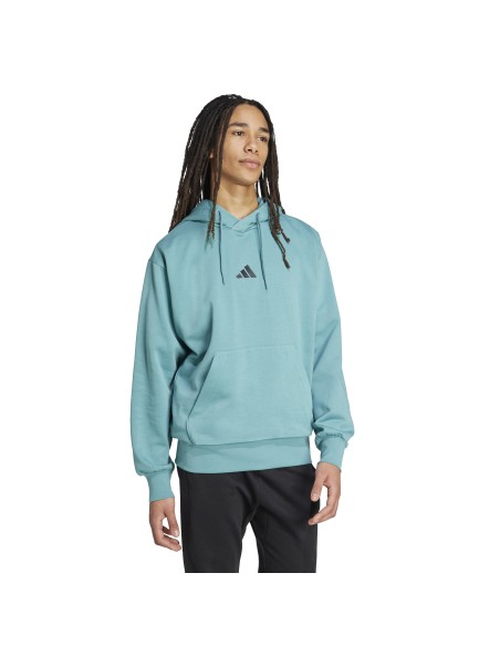 Sudadera ADIDAS M FEELCOZY HD-JX5659-AZUL-HOMBRE