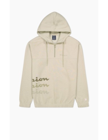 CHAMPION-Hooded Half Zip Sweatshirt-ES066
