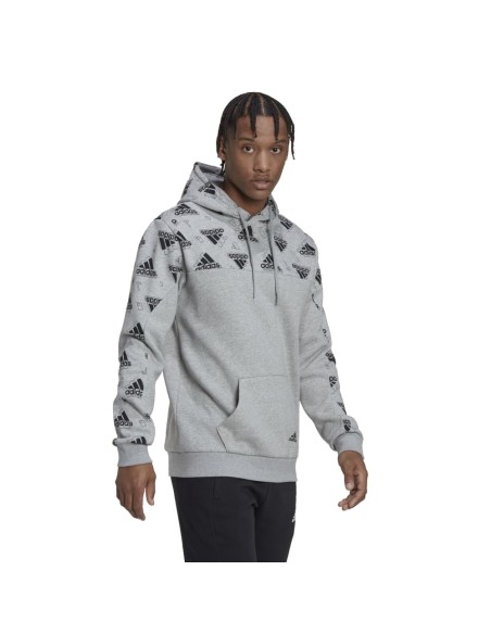 ADIDAS-M FL GFX Hoodie BRGRIN
