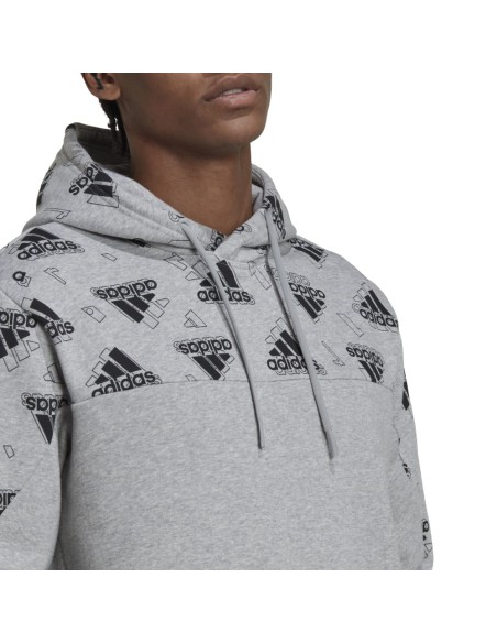 ADIDAS-M FL GFX Hoodie BRGRIN