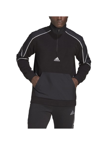 ADIDAS-M Q4 FL 1/4 TJ NEGRO/SENAIM/PLAHAL
