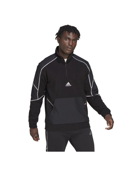 ADIDAS-M Q4 FL 1/4 TJ NEGRO/SENAIM/PLAHAL