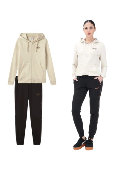 PUMA ESS + ANIMAL FZ HOODED SUIT TR