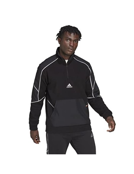 ADIDAS-M Q4 FL 1/4 TJ NEGRO/SENAIM/PLAHAL