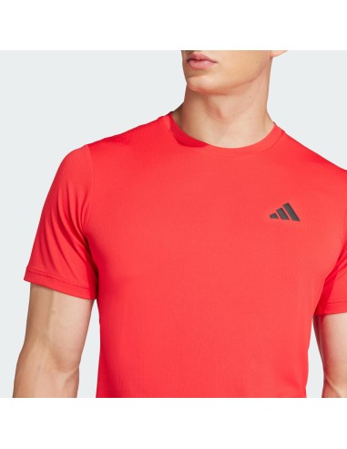 Camiseta manga corta Adidas-TR-ES BASE T-JN7314  ROJO -HOMBRE