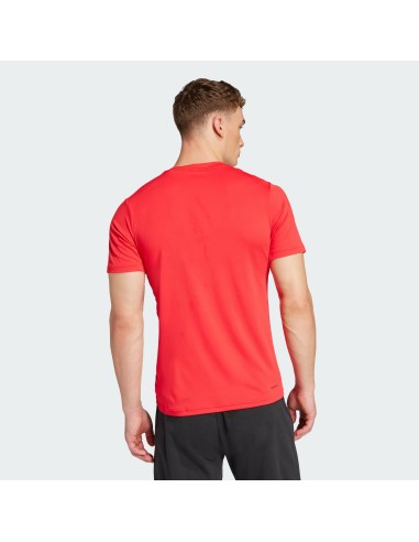Camiseta manga corta Adidas-TR-ES BASE T-JN7314  ROJO -HOMBRE