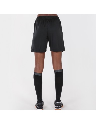 PANTALON CORTO NEGRO JOMA SHORT NOBEL NEGRO