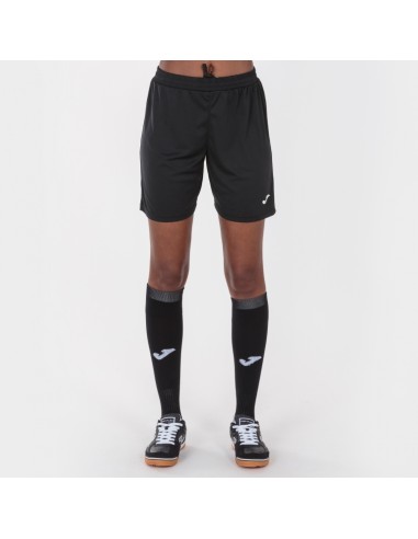 PANTALON CORTO NEGRO JOMA SHORT NOBEL NEGRO